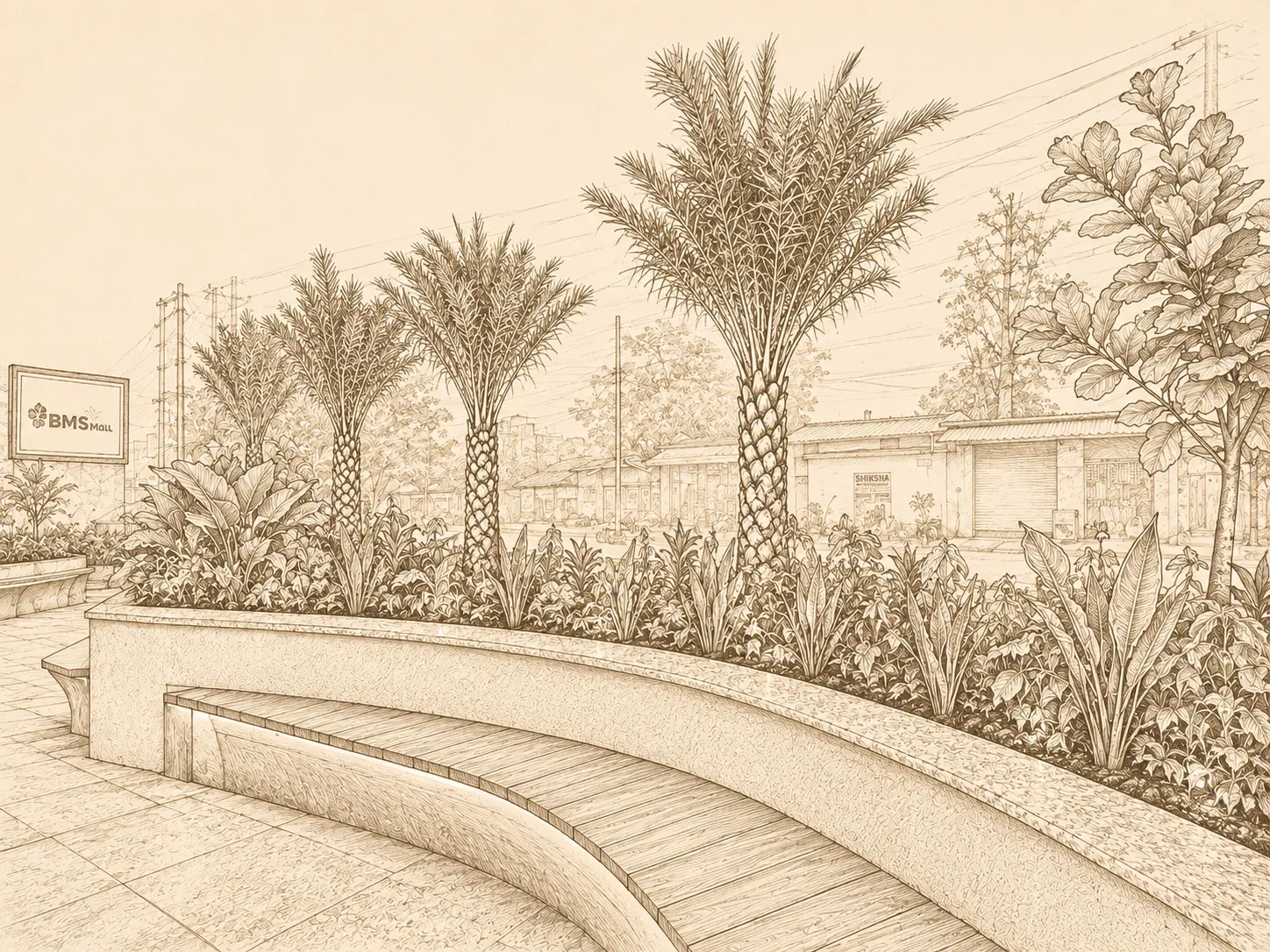 BMS Mall, Jagdalpur - Sketch