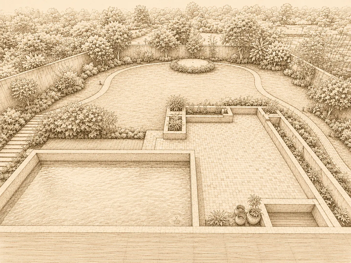 Shanti Farmhouse - VIP Road - Sketch