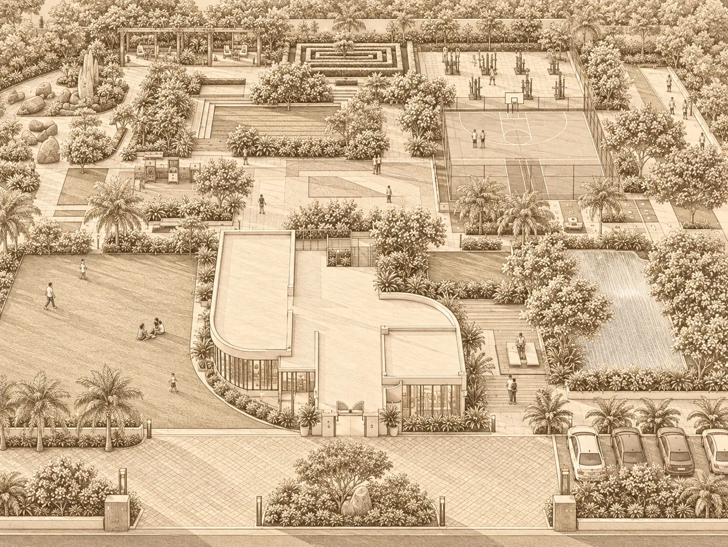 Kamla Green City - Sukhma - Sketch