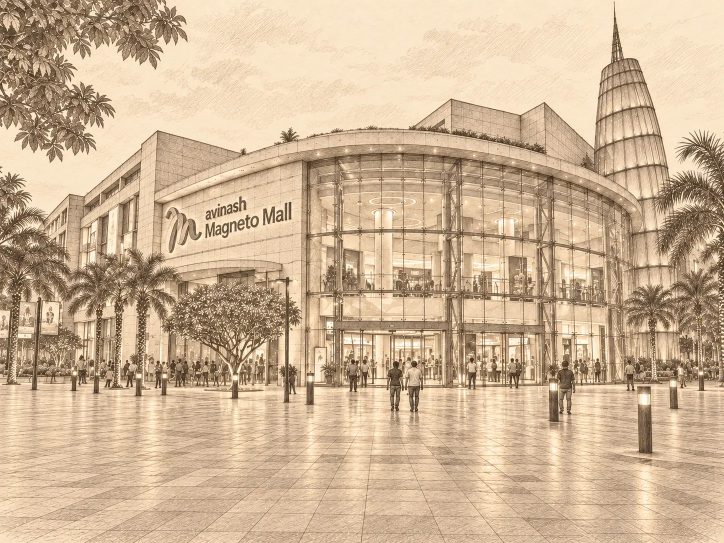 Magneto Mall - Sketch