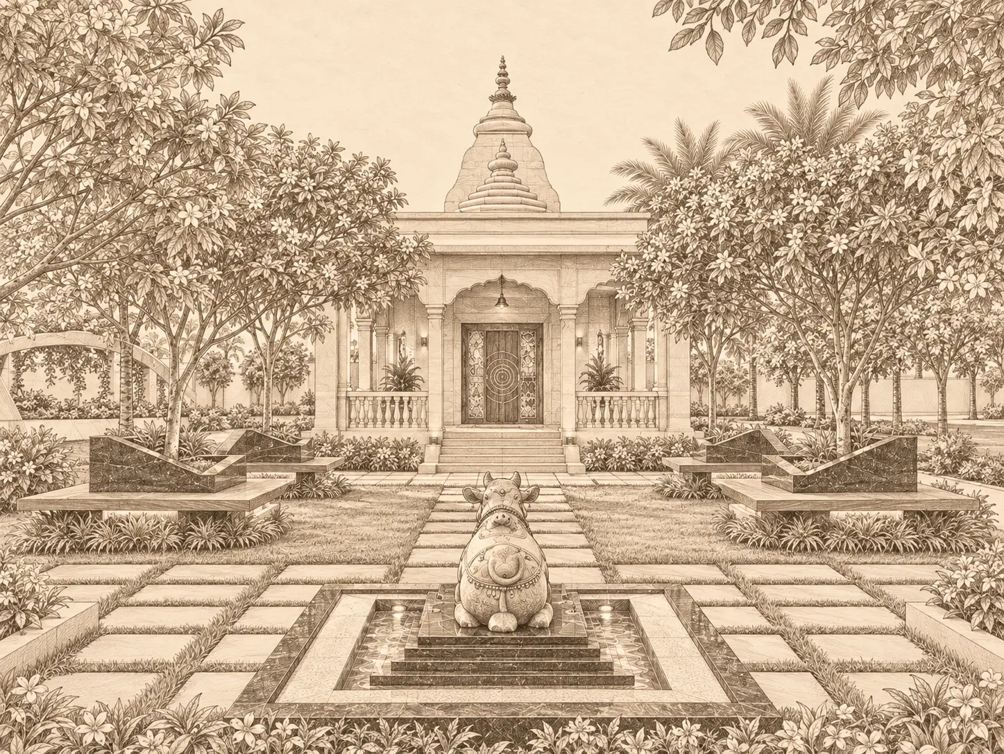 Somesh Vihar - Baloda Bazar - Sketch