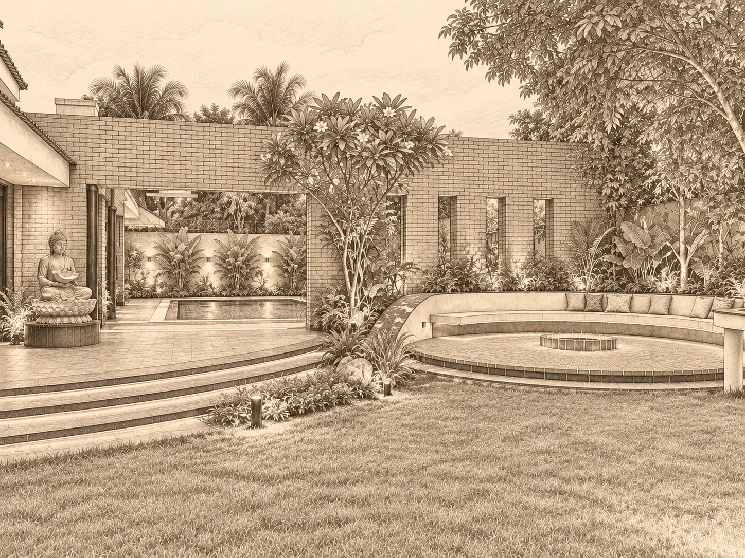 Yadav Farmhouse - Zora - Sketch